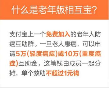 什么是老年版相互宝 老年版相互宝咋加入.jpg 什么是老年版相互宝 老年版相互宝咋加入 支付宝知识