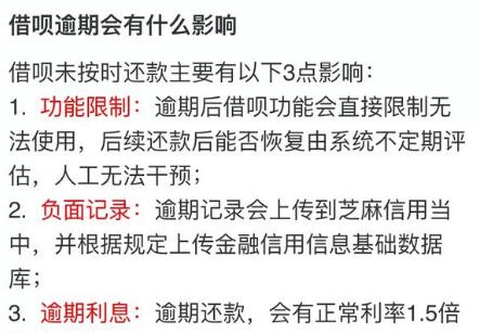支付宝花呗是否上征信 花呗逾期有啥影响.jpg