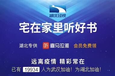  湖北经视邀你听好书 领免费喜马拉雅会员 兑奖活动 第1张