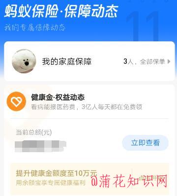 支付宝知识 如何查看支付宝保险保障动态