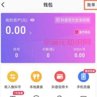 什么是抖音充值账单 抖音充值账单在哪看