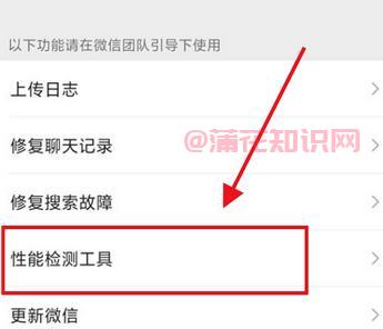 微信使用知识 微信性能检测服务怎么使用